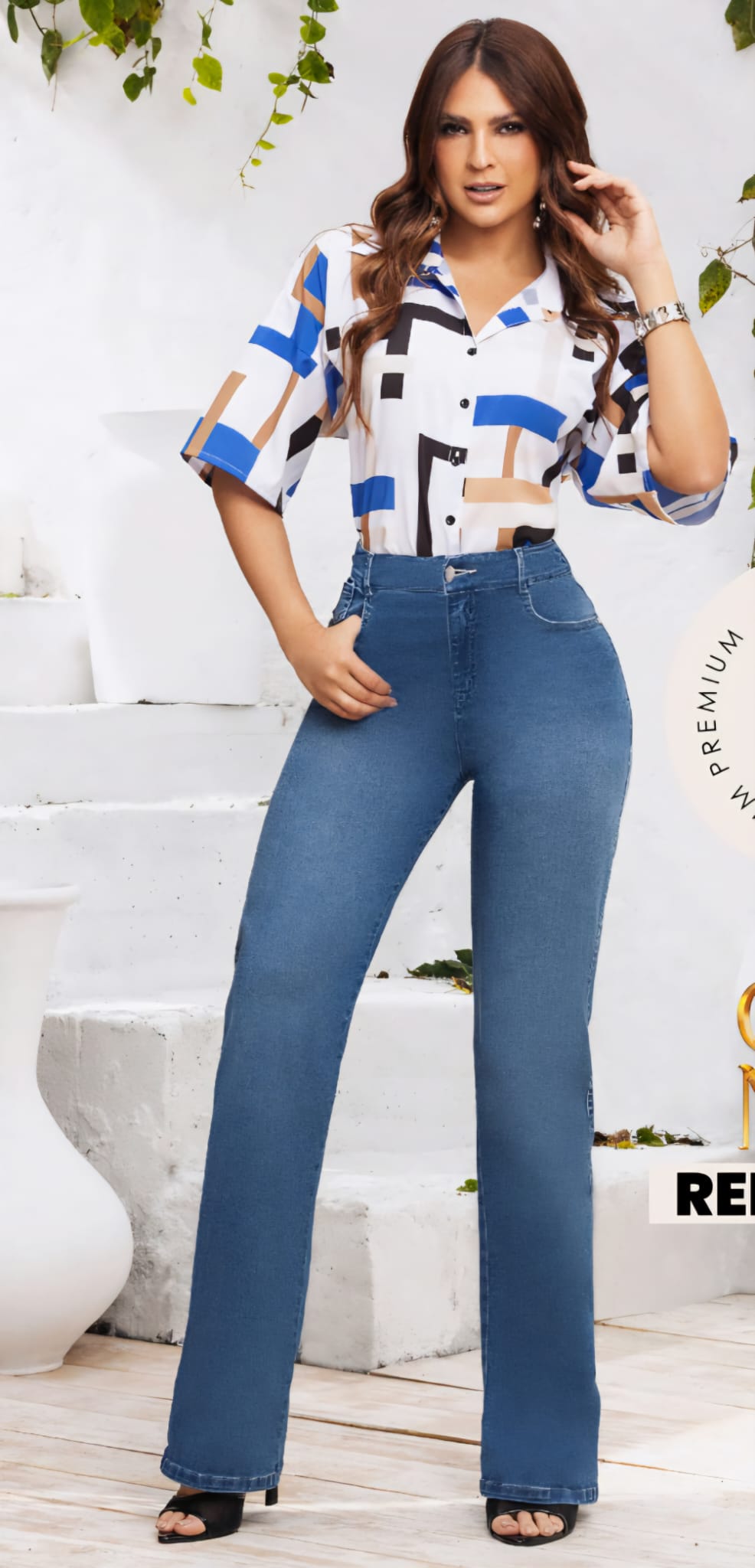 Jean Palazzo Push-Up