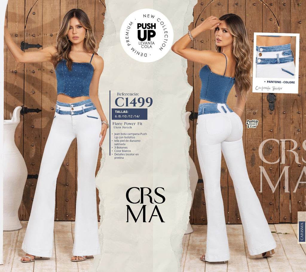 jean levanta cola con efecto push up