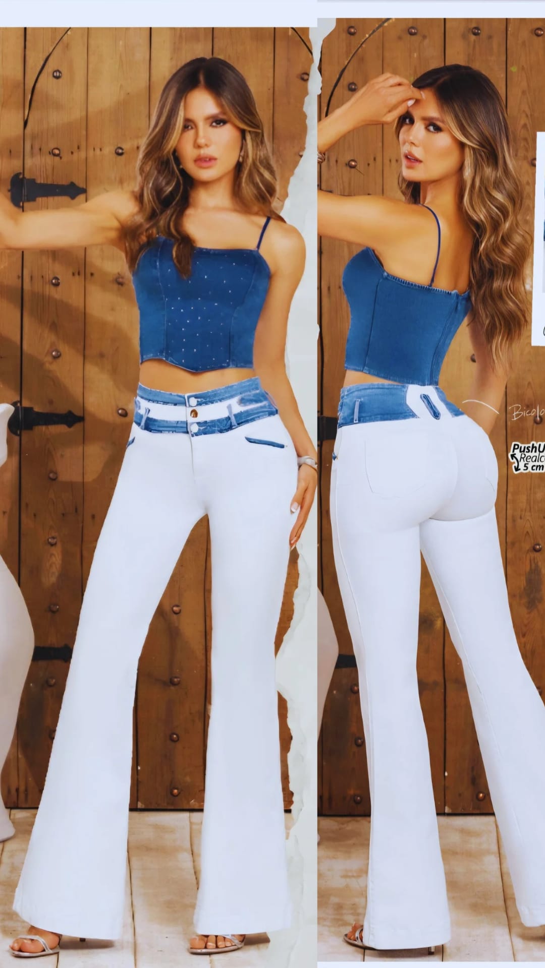 jean levanta cola con efecto push up