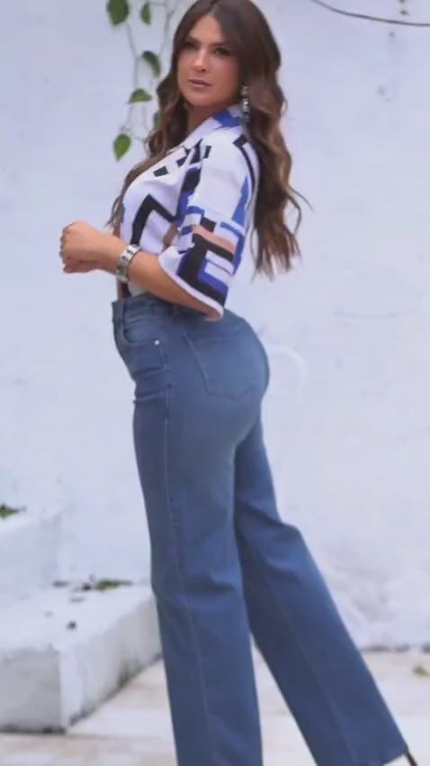 Jean Palazzo Push-Up